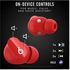 Beats Dr Dre Studio Buds Noisecanceling True Wireless In-Ear Headphones Red