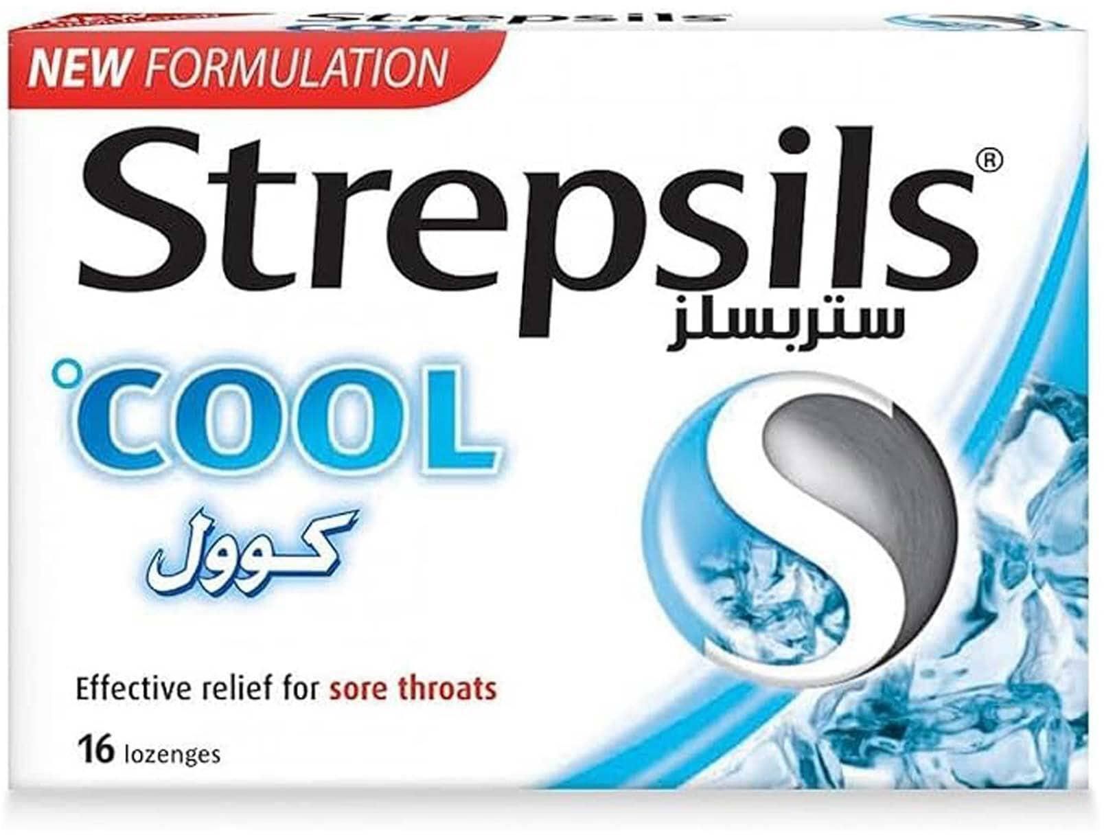 Strepsils Cool Throat Lozenges - 16 Pieces