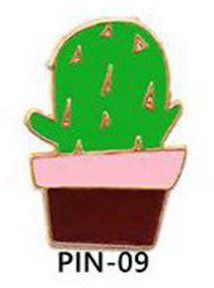 Jmgaming Cactus Brooch Pin Potted Plant Jewellery (Multi-color)