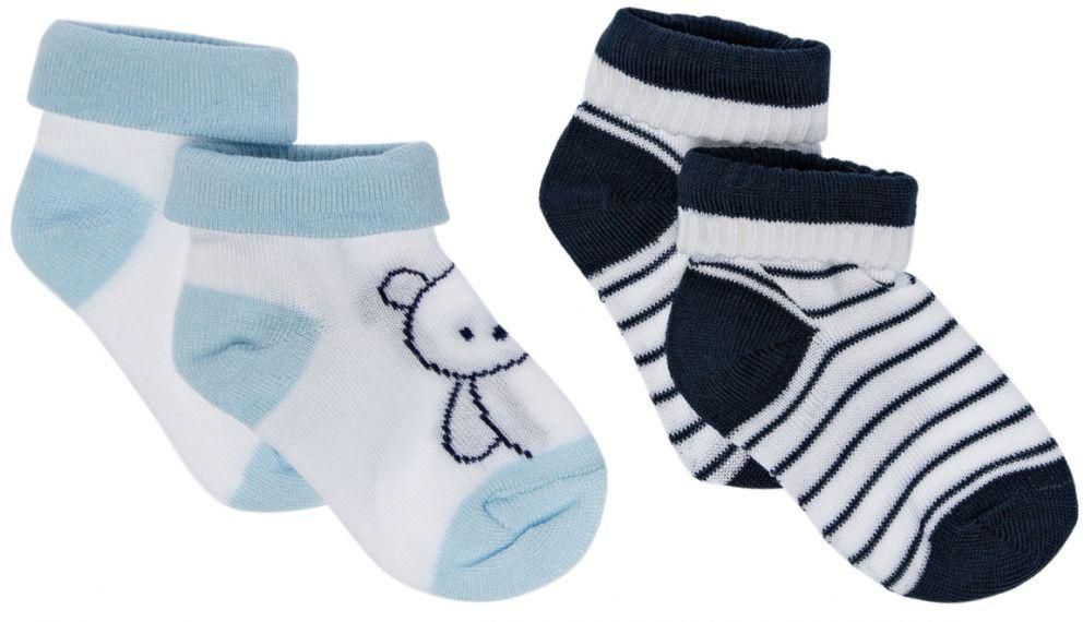 Prenatal 2 Pieces Socks -  Multi Color,  6-9 Months