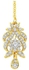 Sukkhi Gold Plated Australian Diamond Choker Necklace With Drop Earrings And Mangtikka Set or Women