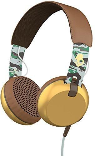 Skullcandy Grind On-Ear Headphone with Taptech button - Camo Brown Gold [S5GRHT-492]