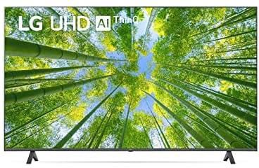 تلفزيون 4K UHD من سلسلة UQ7900 بتصميم شاشة سينما بتقنية المدى الديناميكي العالي HDR ونظام تشغيل ويب سمارت مع تقنية الذكاء الاصطناعي ثينك كيو- 60UQ79006LD (جديد) 60 بوصة من ال جي، أسود