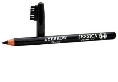 Long Lasting Eyebrow Pencil With Brush 01 Black