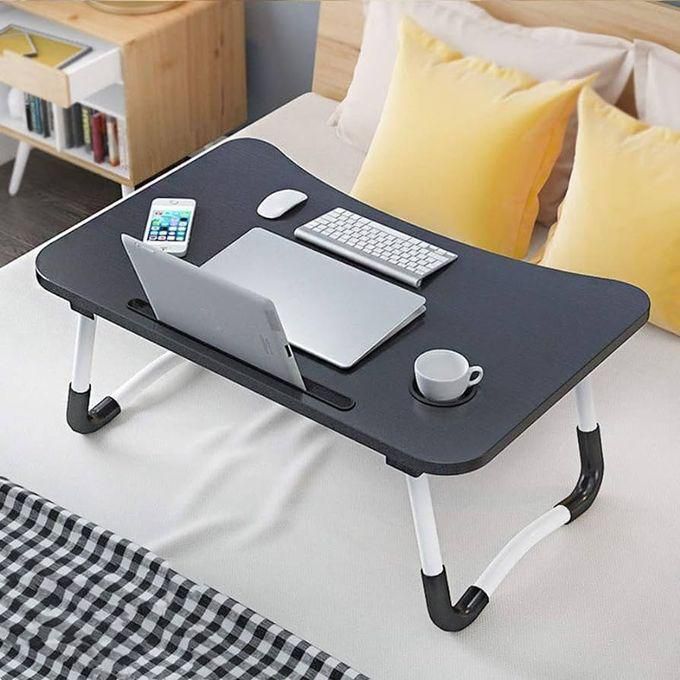 Laptop Bed Tray Table, Portable For Reading Book (Black)