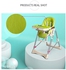 Generic Soft Leather Foldable Fully Adjustable Baby Highchair
