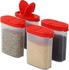 Clear Plastic Spice Jar/salt & Seasoning Container