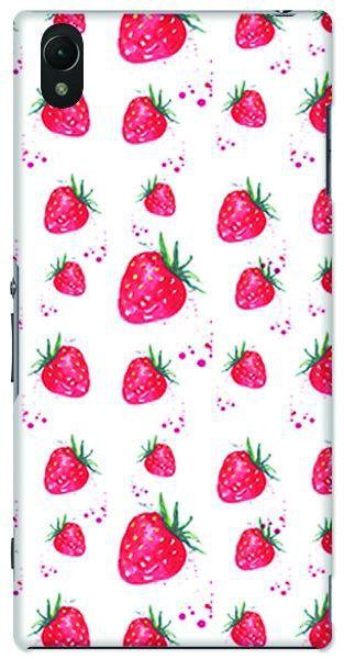 Stylizedd Sony Xperia Z3 Premium Slim Snap case cover Matte Finish - Dripping Strawberries