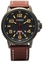 Curren Quartz Watch Men Navy Army Leather Strap Casual Business Wristwatch