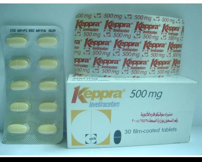 Keppra | Antiepileptic | 500 mg | 30 Tab