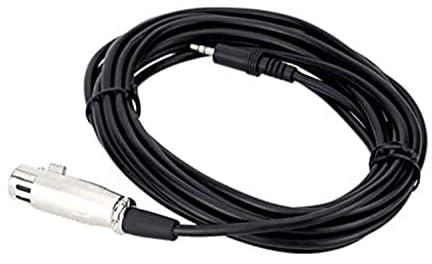 eWINNER 7 ft / 2 Meter XLR Female to 3.5mm Stereo Male Cable Wire for iPhone iPad Smartphone Mixer Mixing Console Microphone Loudspeaker Computer