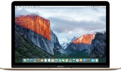 Apple MacBook Laptop , Intel Core m3-1.1 GHz , 12 inch , 256GB SSD , 8GB RAM , Mac OS , Gold , MLHE2