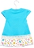 Basicxx Infant Girls Blue Printed Top And Bottom Size 3-6 Months