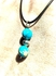 Sherif Gemstones Natural Turquoise Stone Healing Handmade Pendant Necklace Unisex