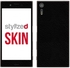 Stylizedd Vinyl Skin Decal Body Wrap for Sony Xperia XZ - Fine Grain Leather Black