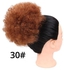 Fashion Short Afro Kinky Curly Ponytail Drawstring High Puff, Smart looking Hair Buns.