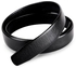 Men's Belt Leather Automatic Buckle Belts-Black & Silver