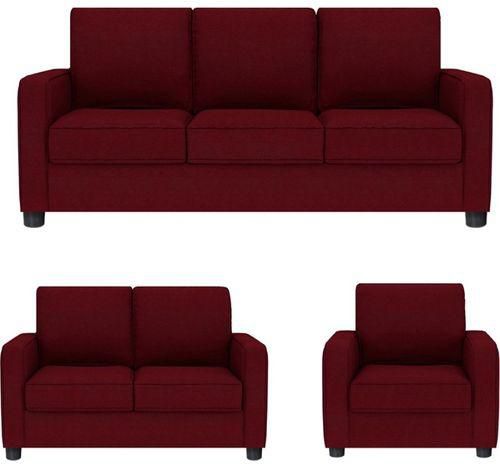 Good Home Furniture Fabric Sofa Set 3 2, Red Fabric Sofa Sets
