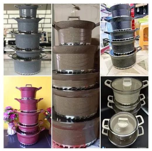 10pcs Bosch Granite Cooking Pots / Cookware Set