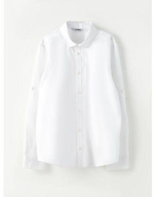 LC Waikiki Basic Long Sleeve Poplin Boy Shirt