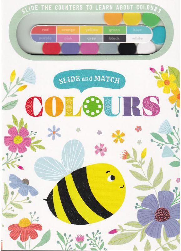 Slide and Match: Colours - Slide The Counters Learn About Learn Colours