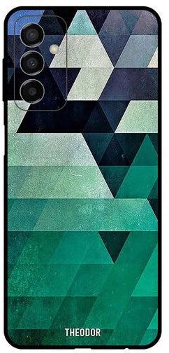 Protective Case Cover For Samsung Galaxy F13 4G/M13 4G Triangle Seacolor Pattern