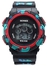 Duoya Waterproof Cool Mens Boys LED Quartz Alarm Date Sports Wrist Watch-Red