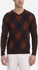 Oxford by Tie House Argyle Patterned Pullover - Brown