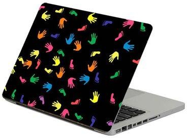 Traces MulticoloredPrinted Laptop Sticker 13.3 Inch Multicolor Multicolor