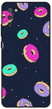Donuts Protective Case Cover For Samsung Galaxy A02s Multicolour