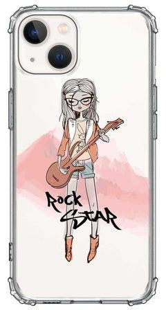 Classic Clear Case For Apple iPhone 13 Rockstar Girl