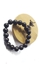 Fashion Big black beaded bracelet