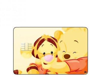 PRINTED BANK CARD STICKER Animation Winnie The Pooh By Disney