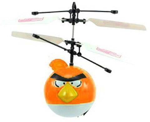 Flying angry bird toy (orange)