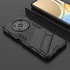 جراب Honor X9 5G ، غطاء مع مسند ظهر مدمج ومضاد للانزلاق وامتصاص الصدمات - أسود