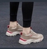 حذاء رياضي كاجوال للرجال بتصميم عصري يسمح بالتهوية للطلاب الكوريين في فصل الخريف Brown