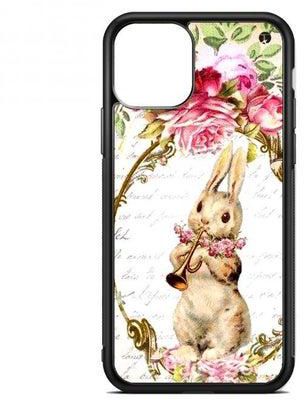 PRINTED Phone Cover FOR IPHONE 12 MINI rabbits and flowers