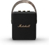 Marshall Stockwell Ii Black &amp; Brass Portable Bluetooth Speaker