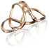 Crystal Rose Infinity Gold Silver Plated Rings