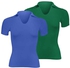 Silvy Set Of 2 T-Shirts For Women - Blue / Green, 2 X-Large