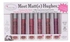 6 pcs long lasting liquid lipstick set multicolor