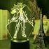 3D Illusion Lamp Anime 3D Lamp Japanese Anime Lamp Nightlight Gift for Kids Child Bedroom Decoration Color Changing LED Night Light