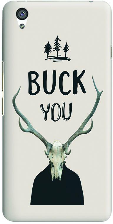 Stylizedd OnePlus X Slim Snap Case Cover Matte Finish - Buck You