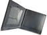 Mens Black  leather wallet with leather bracelet combo