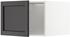 METOD Top cabinet for fridge/freezer - white/Lerhyttan black stained 60x40 cm