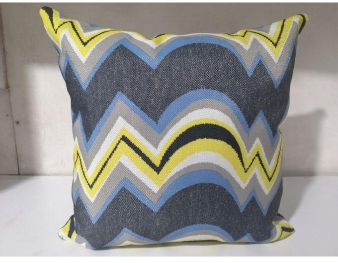 Decorative Throw Pillow Covers ( Yellow And Grey)