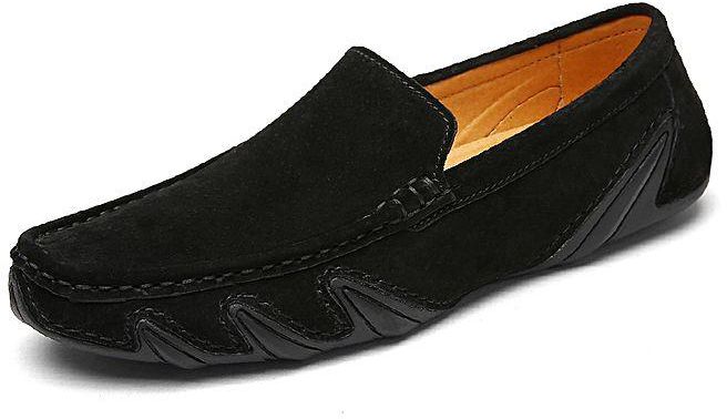 Generic Men Loafers Casual Slip-on Shoes Moccassins - Black