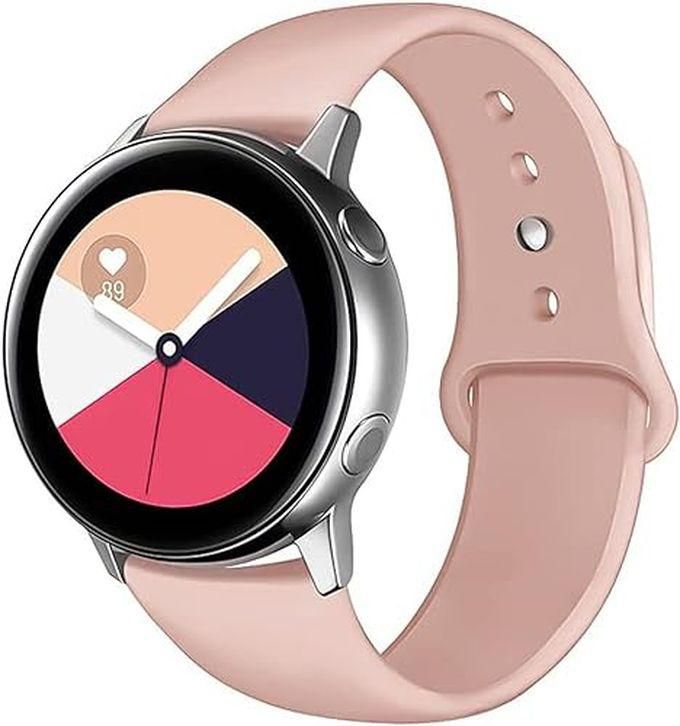 watch strap Strap band silicone 22mm for samsung galaxy watch 3 45mm /watch 46mm/gear s3/huawei watch gt2e/gt (42mm)/gt2 pro/gt2 46mm/honor magic watch2 48mm/amazfit gtr 48mm/gtr 2/2e - pink sand