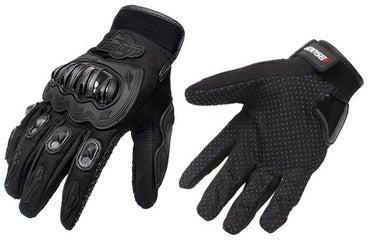 Motorcycle Full Finger Gloves Black M