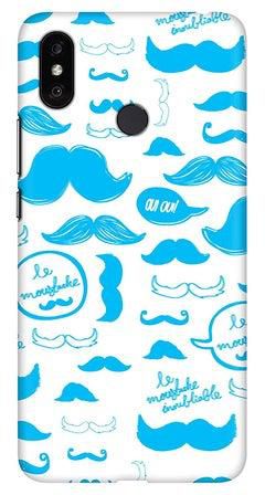 Matte Finish Slim Snap Basic Case Cover For Xiaomi Mi Max 3 Le Moustache